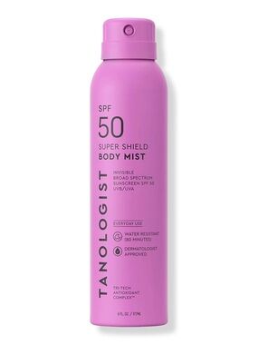 Tanologist Super Shield Body Mist, Invisible Broad Spectrum Subscreen SPF 50
